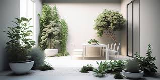 House Minimalist Garden Indoor