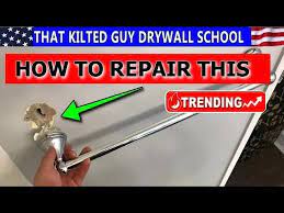 How To Repair A Towel Bar Ripped Out Of
