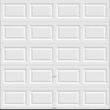 8 Ft Non Insulated White Garage Door