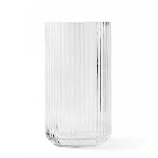 Lyngby Vase Glass 9 8 Clear