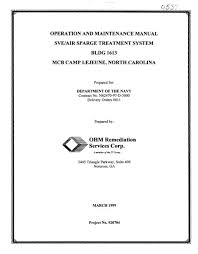 Operation And Maintenance Manual Sve