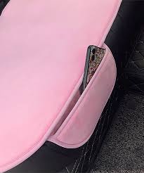 Edoofun Pink Plush Car Seat Cushion Pad