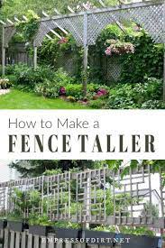 Fence Taller For Better Privacy