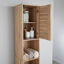 Vale Designs Oak Tall Bathroom Cabinet