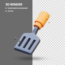 3d Rendering Of Kitchen Tool Spatula