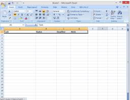 An Excel Checklist Template