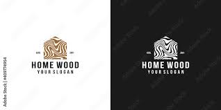 Grain Timber Lumber Vector Icon Logo