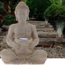 Solar Lamp Buddha Decorative Figure