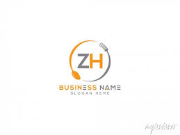 Letter Zh Logo Line Art Zh Mountain