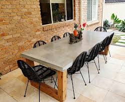 Concrete Dining Table Concrete Outdoor