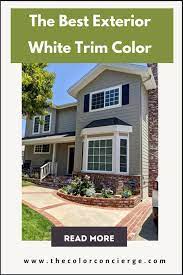 Best Exterior White Trim Colors And