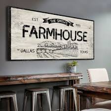 Sign Country Canvas Farm Wall Art