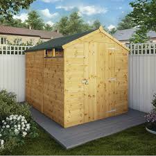 Mercia Shiplap Security Apex Shed 8 X