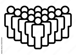 Team Or Audience Line Art Vector Icon