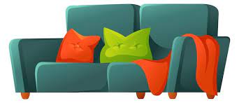 Vector Sofa Cartoon Icon Couch