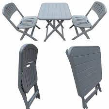 Folding Garden Dining Table Chairs Set