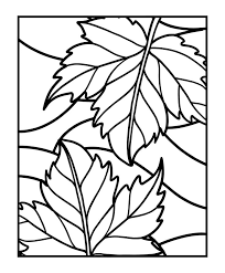 Printable Fall Leaf Stained Glass