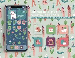 Buy Colorful Fl App Icon Set Hand