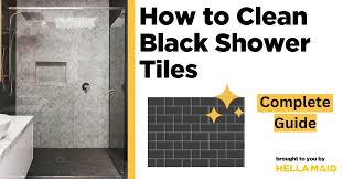 How To Clean Black Shower Tiles