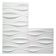 White Pvc 3d Wall Panels