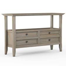 Rectangle Wood Console Table