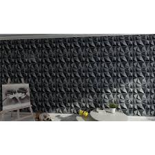 19 7 In X 19 7 In Diamond Black 3d Pvc Wall Panels 12 Pack