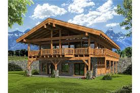 Log Cabin House Plan 3 Bedrms 3 5