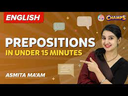 Preposition Exercises For Class 8
