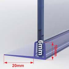 Aqualux 6mm Shower Door Seal For
