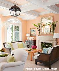 Peach Living Rooms Living Room Colors