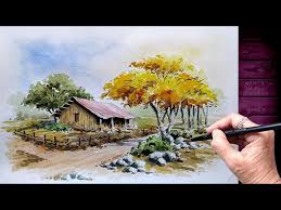 Watercolour Painting Tutorial Step By