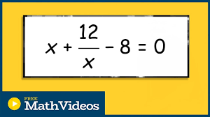 A Rational Equation With Two Solutions