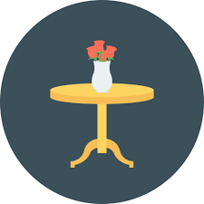 Dining Table Dinosoft Circular Icon