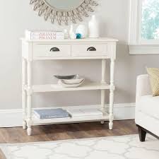 White Wood Console Table Amh5732b