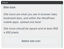 Site Icon For Your Wordpress Website