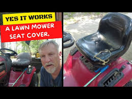 A Lawn Mower Seat Cover Yes It Works