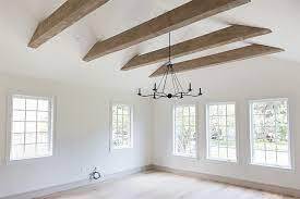 faux wood beams heights house jenna