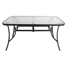 Black Outdoor Dining Table
