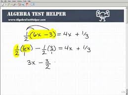 Solve Equations With Fractions