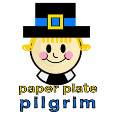 Paper Plate Pilgrim For Thanksgiving