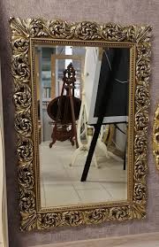 Antique Gold Wall Mirror Rustic Charm