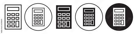 Calculator Icon Symbol Of Tax