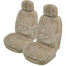 Thick Sheepskin Front Seat Covers