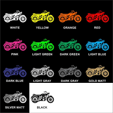 Motorcycle Sticker Decal Truck Car