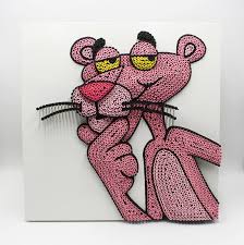Pink Panther Sculpture By Alessandro