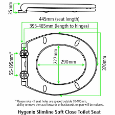Hygenix Slimline Soft Close Toilet Seat