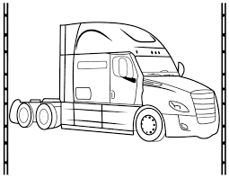 American Trucks Coloring Pages