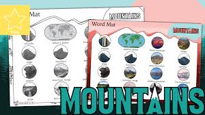 Teacher S Pet Mountains Word Mat