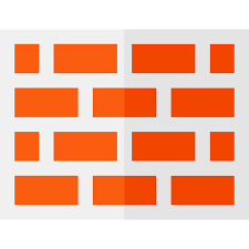 Brick Wall Basic Straight Flat Icon