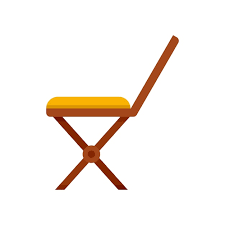 Soft Garden Chair Vector Icon Isolated